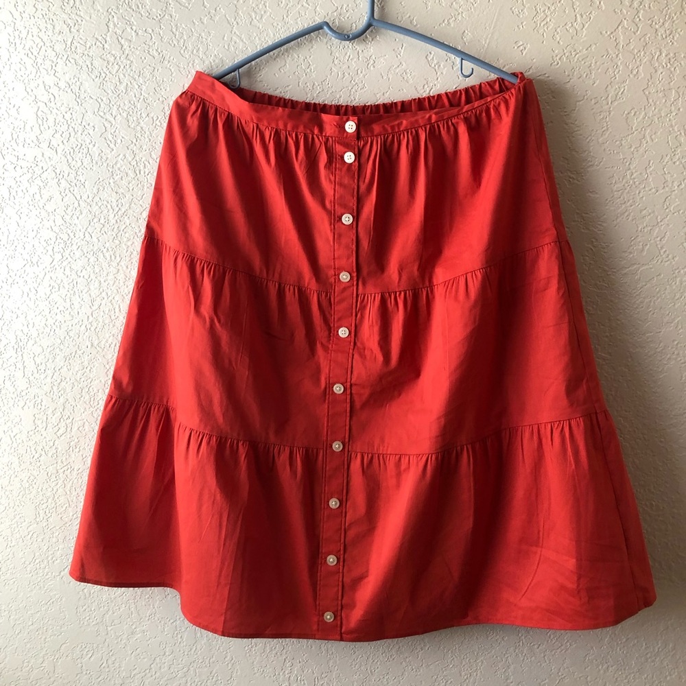 Orange Summer Skirt